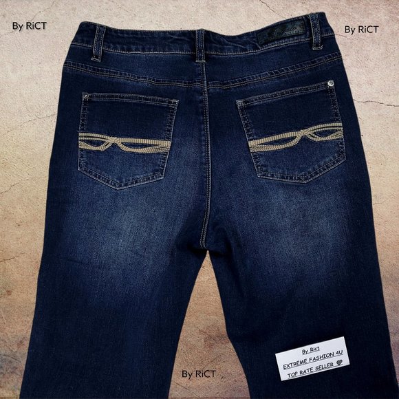 Buffalo David Bitton Misha Straight Leg Women's Jeans Size 6x30 Mid Rise Stretch - Picture 8 of 10